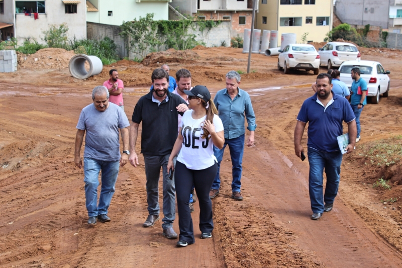 Vereadores fazem visita técnica aos bairros Nossa Senhora Aparecida e Rosário.