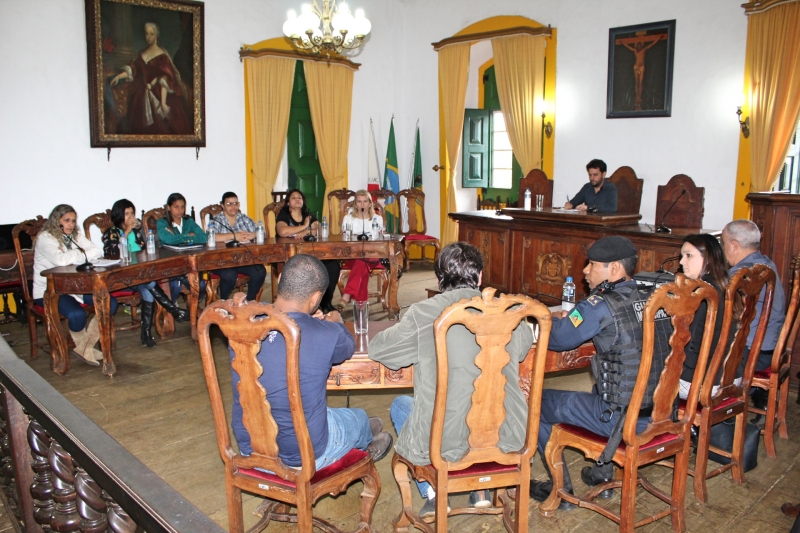 Plenário da Câmara durante reunião.